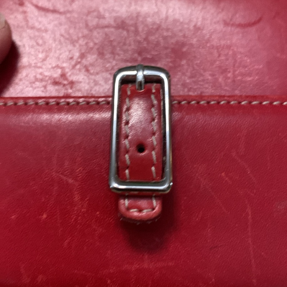 Vintage authentic coach, red wallet - Picture 7 of 13